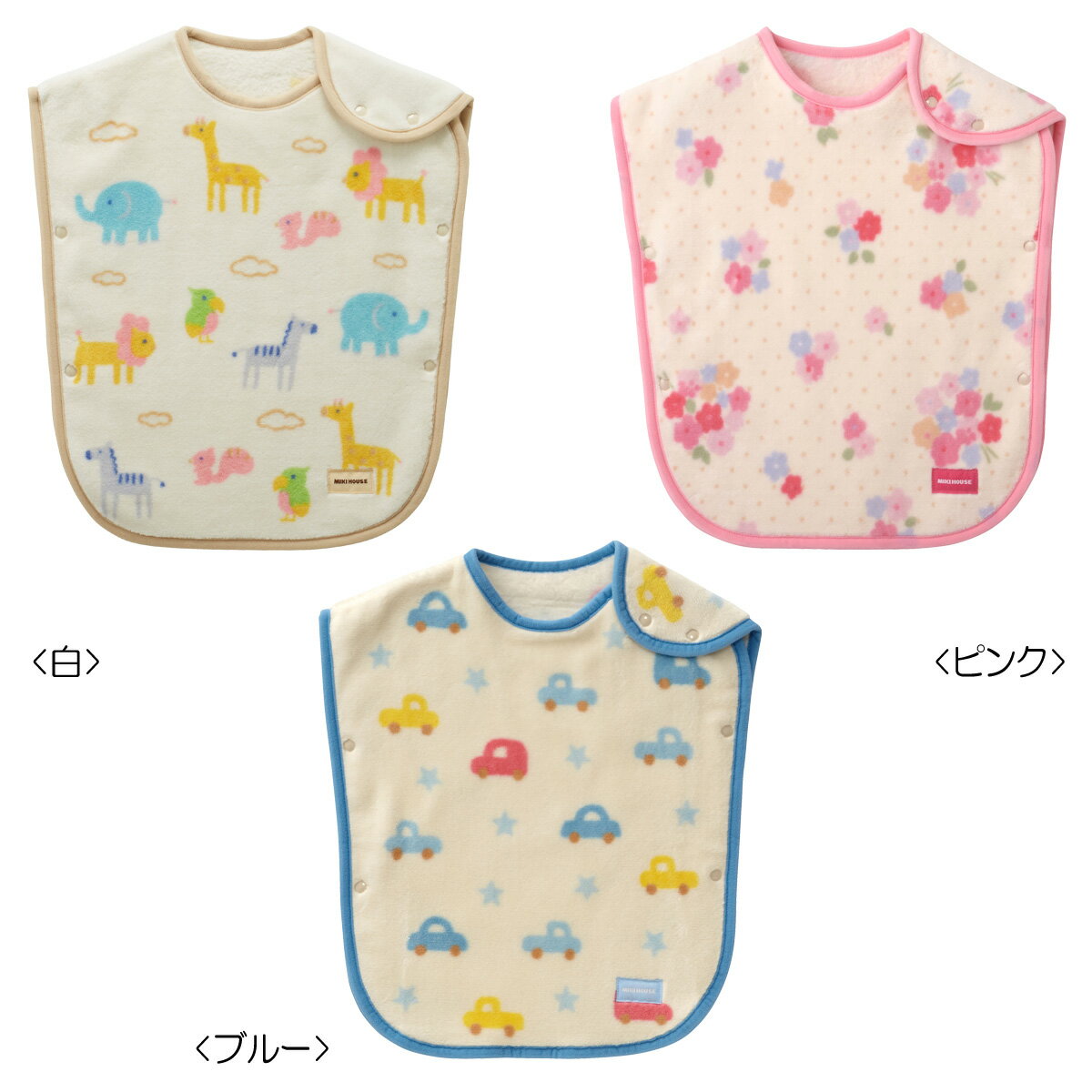 【今だけ！送料無料】【ミキハウス（ベビー）】くるま柄☆あったかコットンスリーパー【10,800円以上で送料無料】 ランキングお取り寄せ