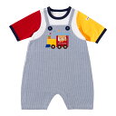 ミキハウス mikihouse 汽車ポッポ♪プレオール(50cm-60cm) ベビー服 子供服 ロンパース 男の子