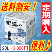 空海の泉　20L箱【定期購入】【定期発送】四国にあったすごい水希少、天然還元水