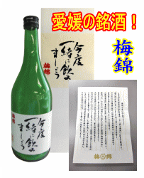 梅錦　純米吟醸酒　「今度一緒に飲みましょう」720mlx1本　【送料無料】