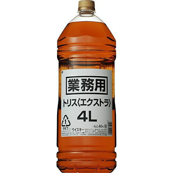 【サントリー】ウィスキートリス＜エクストラ＞4リットルペット業務用40度入手困難!!大容量がお得♪