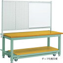 【トラスコ】TWC型3000kgタイプ 移動式重量作業台(前パネル・ホワイトボード付) 1800X900XH740