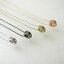 ネックレス ジルコニア×リング型トップ チェーンネックレス KN16012-16015【ペンダント】【ネックレス】