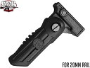 【便利な折畳みフォアグリップ】G&P GP918B RAS フォールディンググリップ/BK(黒・ブラック)★M4M16SR16SCARなど 検)電動ガンマルイVFCKSCTOP
