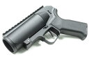 NB-69■【サバゲーに/40mmモスカート対応】GUARDER ピストルグレネードランチャー/BK◆20mmマウント/電動M4グリップ/ポリマー製/ハンドガンサイズ