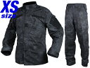 【BDU/迷彩服】Army コンバットユニフォームセット XS-Size/レギュラー/Typhon◆タイフォン Army Combat Uniform 戦闘服 サバゲ コスプレ