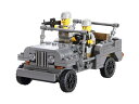 【AFM ミリタリーブロックシリーズ/軍用車両】AFM US Jeep Track199Blocks◆米軍トラック/オープントップ/ミニフィグ付属
