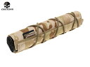 EMERSON GEAR サイレンサーカバー 22cm◆MCAD Multicam Arid エマーソンギア サプレッサーカバー カモフラージュ サバゲ 装備 強化ナイロン