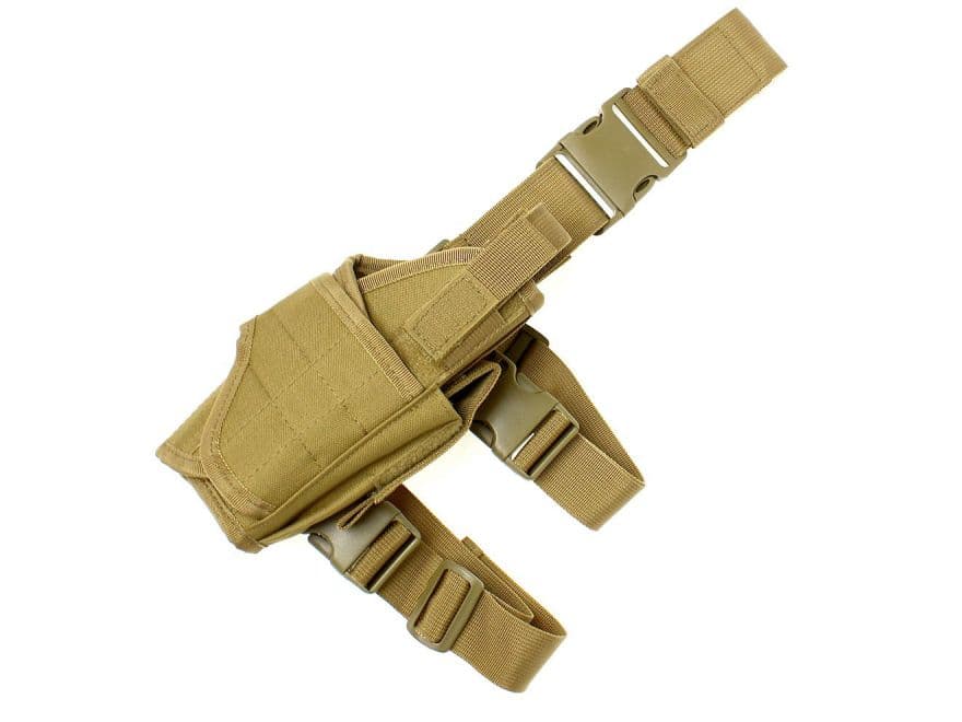 【小型〜中型ハンドガン対応】トルネードタクティカル レッグホルスター(右)TAN◆Hi-CAPA/G...:military-base:10004543