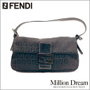 FENDI フェンディズッカ柄 マンマバケットブラック 黒中...