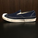 2016AWモデルCONVERSE ADDICTコンバース アディクトJACK PURCELL CANVAS SLIP-ONジャックパーセル キャンバス スリッポンNAVY/ネイビー 28cm【中古】【送料無料】【0305】【1703】