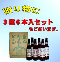 白山わくわくビール3種6本セット　各330ml