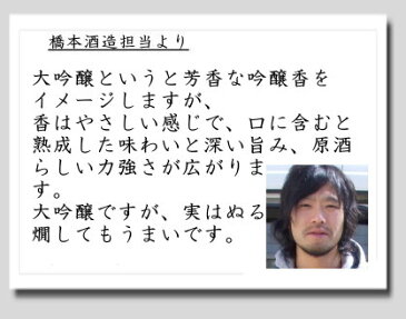 【十代目新シリーズ】橋本酒造 十代目 大吟醸720ml