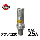 岩崎製作所 自在散水ノズル 25mm/アルミ製 タケノコ式 05JZT25A