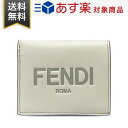 フェンディ 財布 FENDI 8M0468 AAYZ F1C76 FENDI ROMA ウォレット レディース 二つ折り財布 グレー