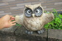 信楽焼き 置物羽ばたきフクロウ粉引風 (10号)【全国送料無料】