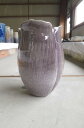 花瓶陶器花瓶信楽焼き 信楽焼き 紫ガラス 花いれ フラワーベース