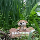 柴犬のウェルカムボードwelcomボードお庭や玄関先に。プレゼントにもどうぞ。