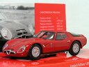 ミニチャンプス 1/43 アルファ ロメオ ジュリア TZ-2 / レッド
