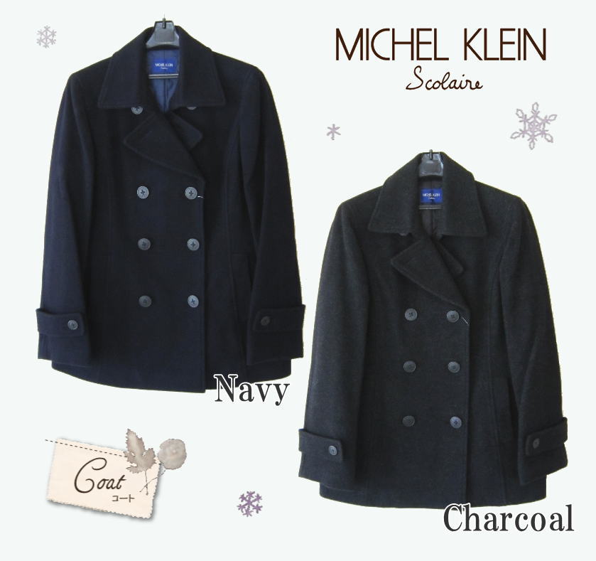 MICHEL KLEIN Scolaire　ミッシェルクラン スコレール　台衿付きピーコー…...:miniyama:10000607