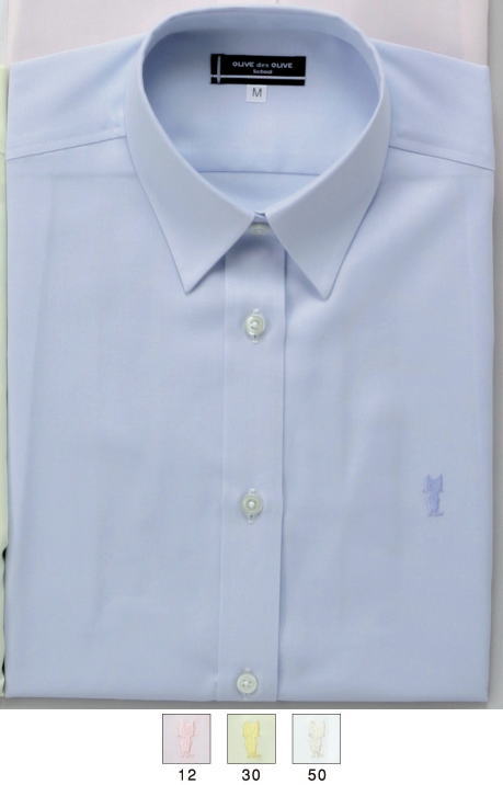 オリーブデオリーブスクール半袖　レギュラーカラーシャツ