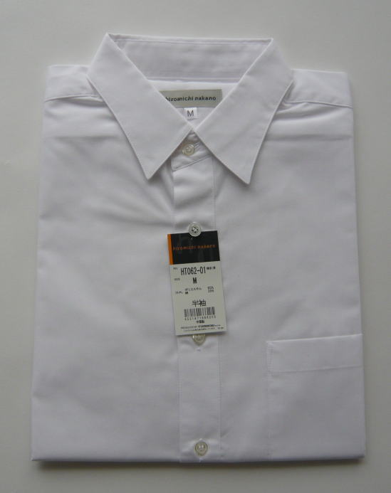 半袖ショートカラーシャツ（男子）ヒロミチナカノ　HT062-01