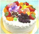 バニラクリーム6号デコレーションケーキ