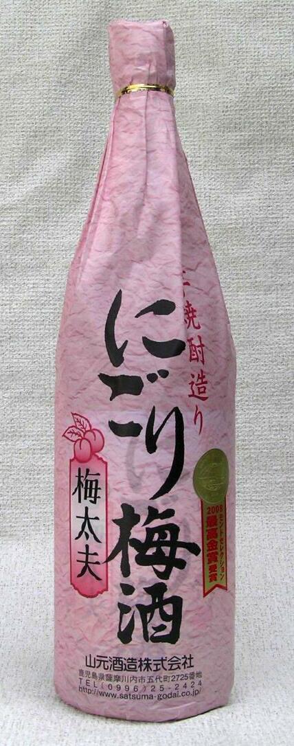 五代　にごり梅酒　梅太夫1800ml　