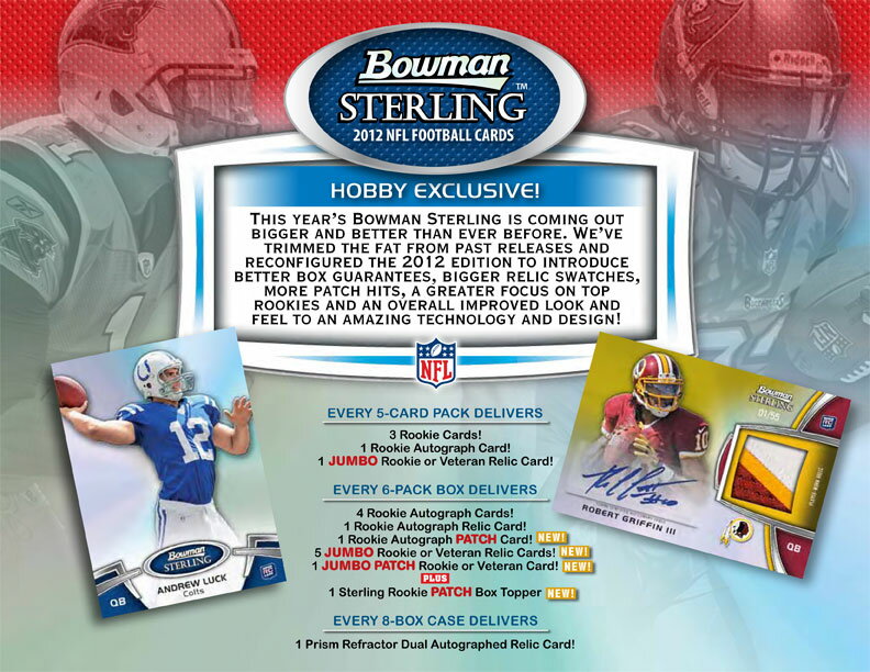 ◆予約◆送料無料 NFL 2012 BOWMAN STERLING【NFL公式トレーディングカード】