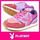 PLAYBOY プレイボーイ 1501 ピンク水玉 レディー...