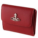 【最大3,000円OFFクーポン】ヴィヴィアン ウエストウッド 財布 二つ折り VIVIENNE WESTWOOD 51090019-41498 H401 レッド系 財布・小物 レディース