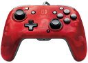 PDP Nintendo Switch スイッチ対応コントローラー Faceoff Deluxe Audio Wired Controller Red Camo 輸入版【新品】