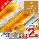 お取り寄せスイーツ 【初めてさん限定】【送料無料】【みれい菓】札幌カタラーナ L プレーン お試し2本セット(520g) とろける濃厚アイスプリン 北海道産生クリーム使用 スイーツ ケーキ クレームブリュレ お菓子 洋菓子