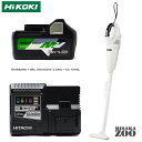[マルチボルト36V2.5Ahバッテリパッケージ]HiKoki｜ハイコーキ　36V充電式クリーナー パネルスイッチ仕様　本体のみR18DB(NN)x1台 + 36..