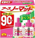 アース製薬 アースノーマット 取替えボトル90日用 微香性 バラの香り 45mLx2本入