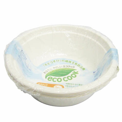 ポイント20倍！ エコクック どんぶり 570ml 5枚入 EC-505の画像