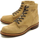 チペワ 6インチ ユーティリティ スエードブーツ CHIPPEWA メンズ 革靴 6-inch utility suede boots Dワイズ カーキ (CP1901G27)【コンビニ受取対応商品】
