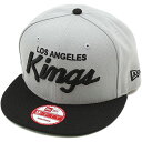 【50%OFF】【在庫限り】NEWERA ニューエラキャップ 9FIFTY SNAPBACK ロサンゼルス・キングス スナップバック グレー/ブラック (11308477)(NEW ERA)【ts】【e】【コンビニ受取対応商品】