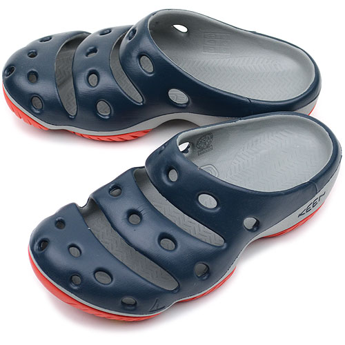 KEEN キーン MENS Yogui クロック サンダル ヨギ メンズ Navy/Grey/Red（1007206- SS12）【bpl】【マラソン201207_ファッション】★ショップ・オブ・ザ・イヤー受賞★【期間限定！KEEN キーン全品送料無料】【2012年春夏新作】