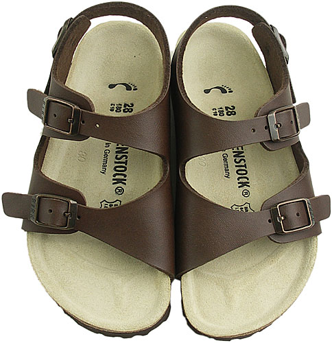 BIRKENSTOCK ビルケンシュトック ROMA サンダル ローマ ダークブラウン（033703-KIDS）【bp】