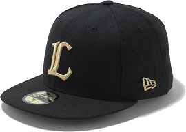 NEWERA ニューエラ キャップ NPB 59FIFTY 日本プロ野球 フィフティーナインフィフティー 埼玉西武ライオンズ ブラック/メタリックゴールド CAP(N0002074 SC/11121164)(NEWERA NEW ERA)【コンビニ受取対応商品】