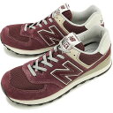 【30%OFF】【在庫限り】newbalance ニューバランス メンズ レディース スニーカー ML574 Dワイズ WINE (ML574VWI SS15)【ts】【e】【コンビニ受取対応商品】