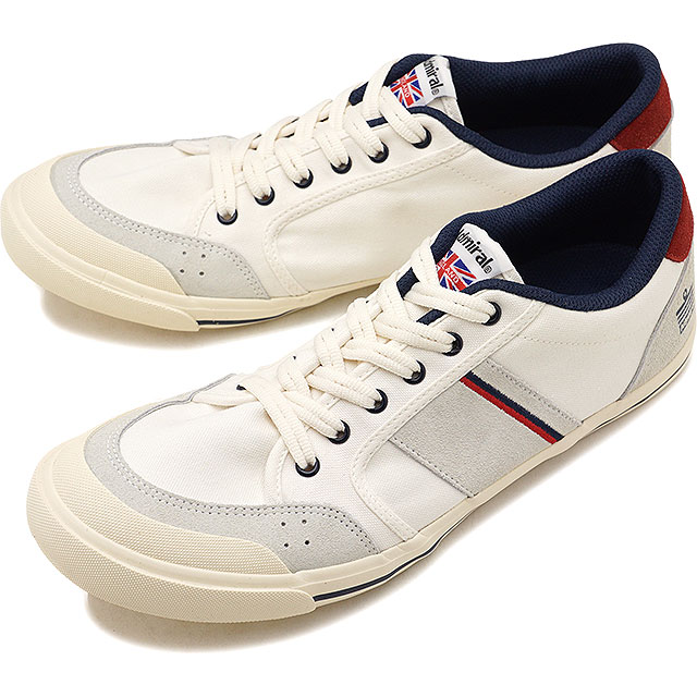  10/18IyVJ[hōő7{ Admiral Ah~ Xj[J[ C INOMER Cm}[ Ivory/Navy/Red[SJAD1509-341004] e 