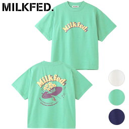 【5/10は楽天カード＆エントリーで最大14倍】【30％OFF／SALE】<strong>ミルクフェド</strong> MILKFED. レディース ブーケ SS トップ [103232013022 SU23] BOUQUET SS TOP トップス 半袖 <strong>Tシャツ</strong> カットソー 【メール便可】【e】【ts】