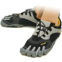 【即納】Vibram FiveFingers ビブラムファイブフィンガーズ メンズ＆レディース BIKILA LS Black/Grey ビブラム ファイブフィンガーズ 5本指シューズ ベアフット（W358）【bpl】