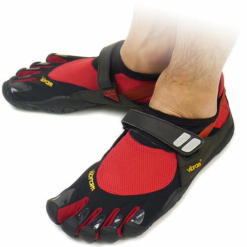 【即納】Vibram FiveFingers ビブラムファイブフィンガーズ メンズ TREK SPORT Red/Black ビブラム ファイブフィンガーズ 5本指シューズ ベアフット（M4438）【bpl】【あす楽対応】★ショップ・オブ・ザ・イヤー受賞★【Vibram FiveFingers ビブラムファイブフィンガーズ】【送料無料】