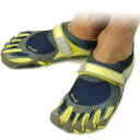 【即納】Vibram FiveFingers ビブラム ファイブフィンガーズ メンズ BIKILA Navy/Yellow 5本指シューズ ベアフット（M3424）【bpl】