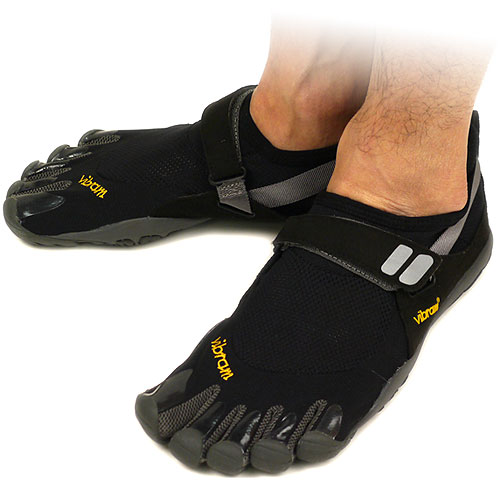 【即納】Vibram FiveFingers ビブラムファイブフィンガーズ メンズ TREK SPORT Black/Charcoal ビブラム ファイブフィンガーズ 5本指シューズ ベアフット（M4485）【bpl】