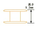 ブラザー純正 旧機種家庭用ミシン用ボビン 高さ9.2mm（樹脂） 10個入　XA3812-151★(BrP)B102☆【2sp_120810_blue】【メール便可能：送料250円】