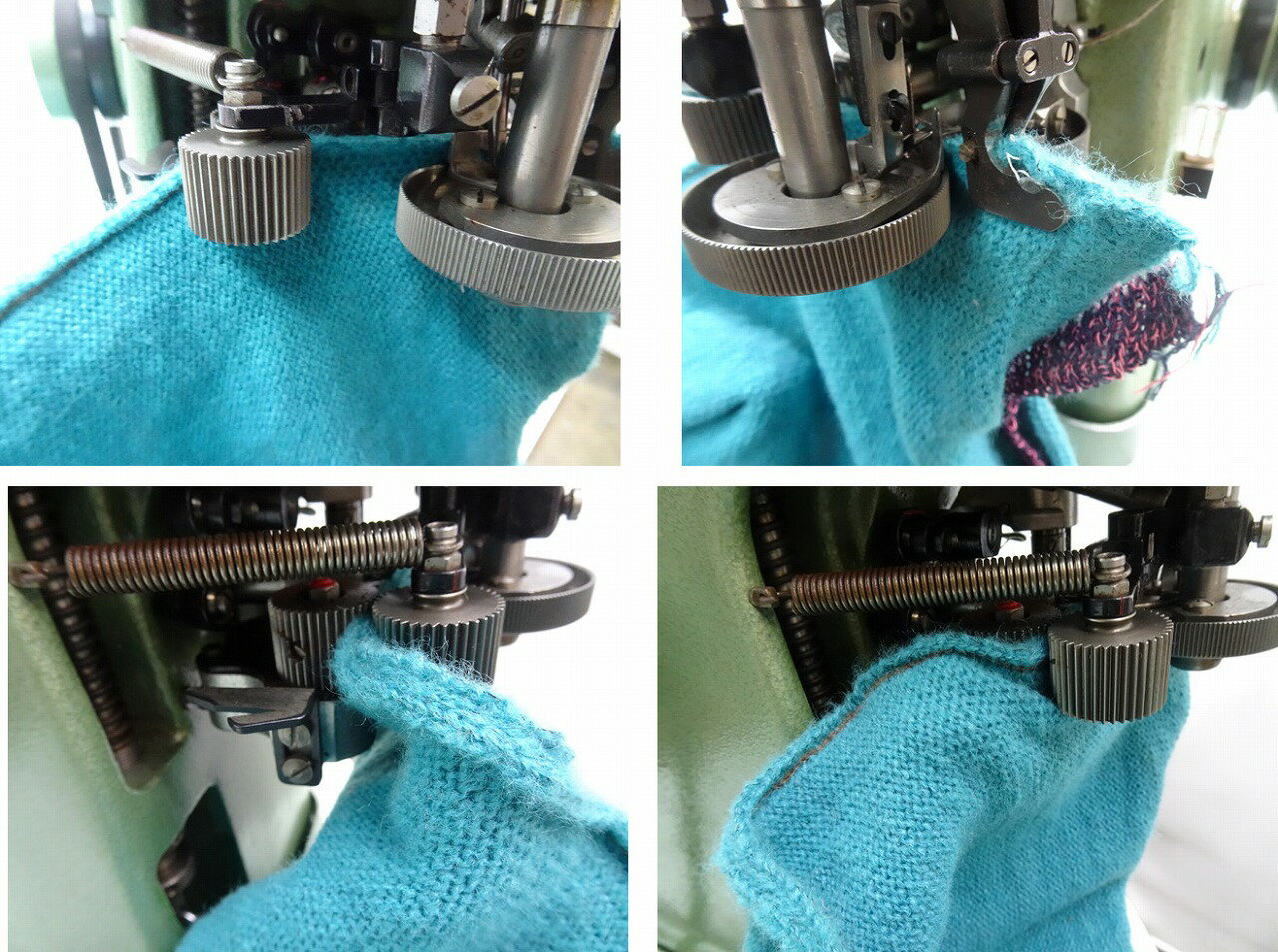 日本製 置き古しの新古品　頭部のみ 送料別。ヨネズHY-10W型 1本針1本糸単環縫いカップシーマーミシン テーブル・脚・モーター別お見積りとなります
